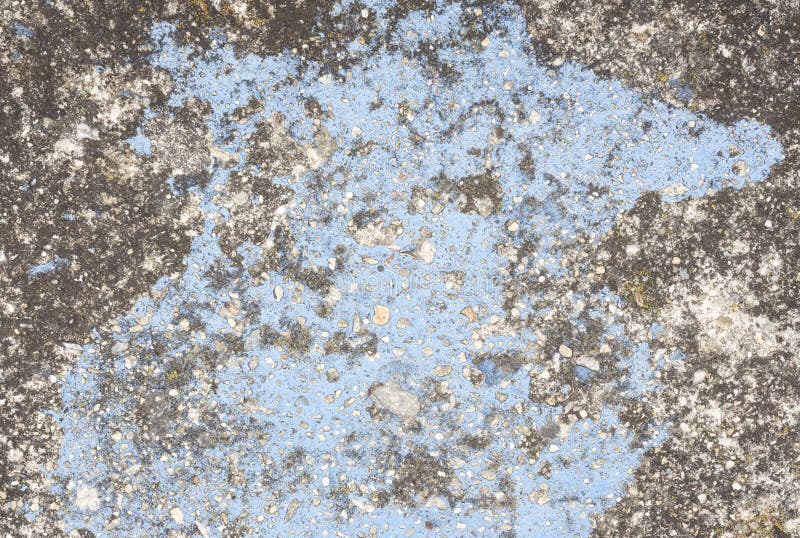 High quality blue painted concrete background. stock image