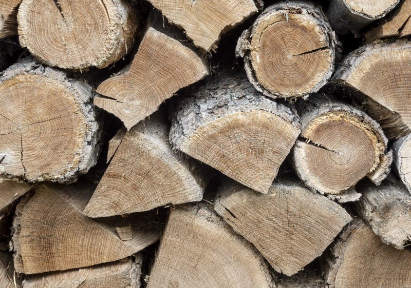 High quality firewood background. royalty free stock photography
