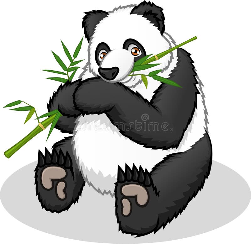 High Quality Giant Panda Cartoon Vector Illustration Stock Vector ...