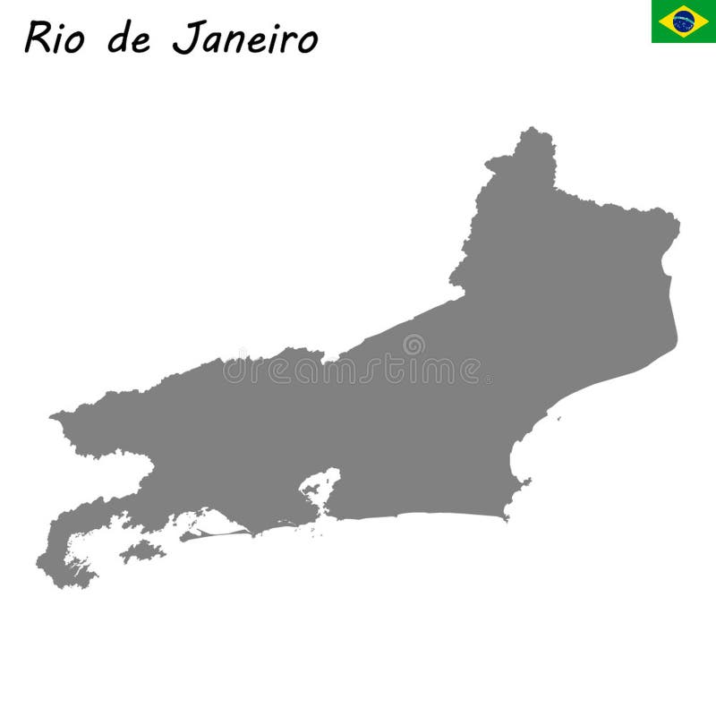 High Quality map of state Brazil stock illustration High Quality map of state Brazil stock illustration