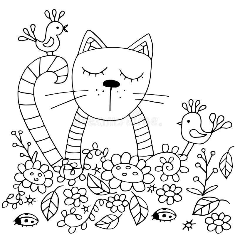 high quality original coloring pages for adults and kids. vector illustration high quality original coloring pages for adults and kids. vector illustration