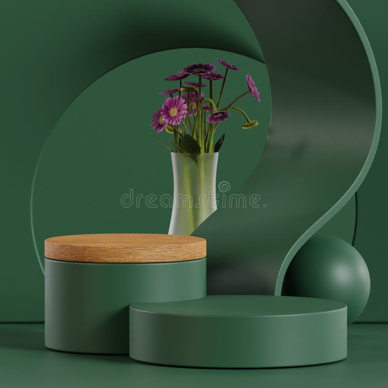 Premium Colorful Product Photography Backdrop Platform 3d Rendering ...