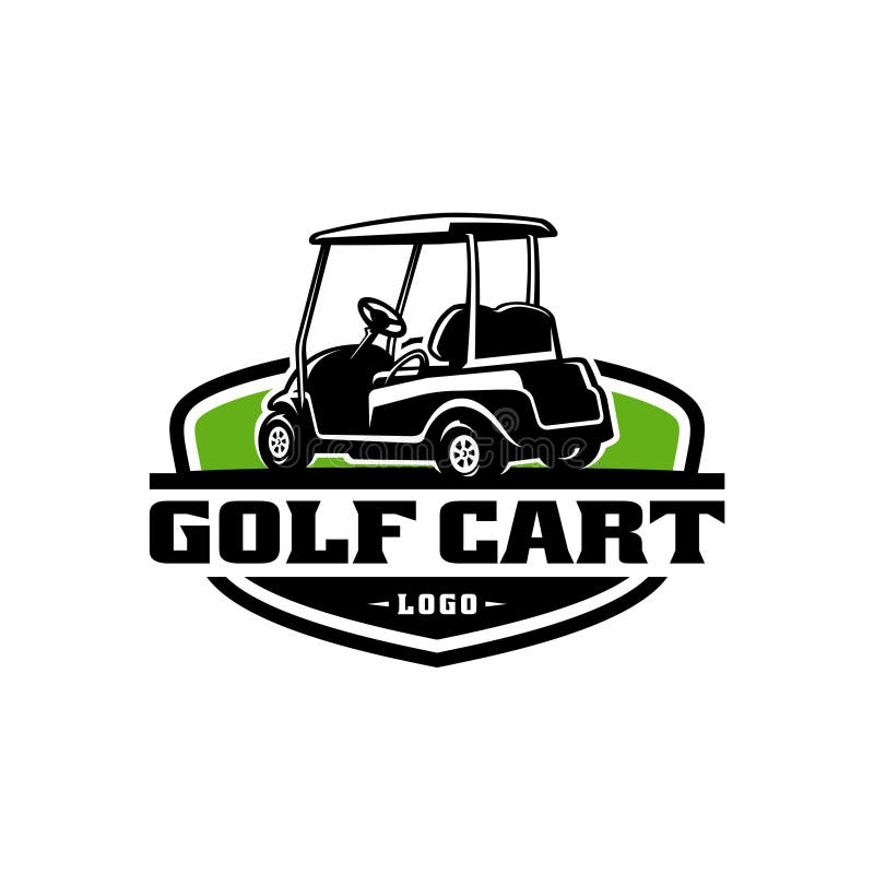 Golf Cart Illustration Logo Vector Stock Vector Illustration of cart