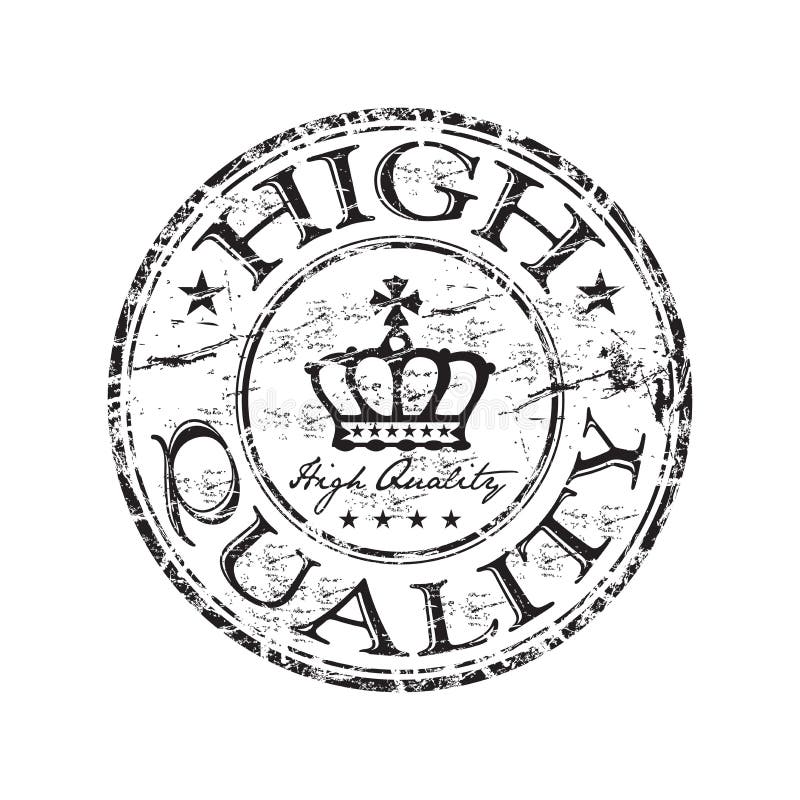 High quality rubber stamp royalty free illustration