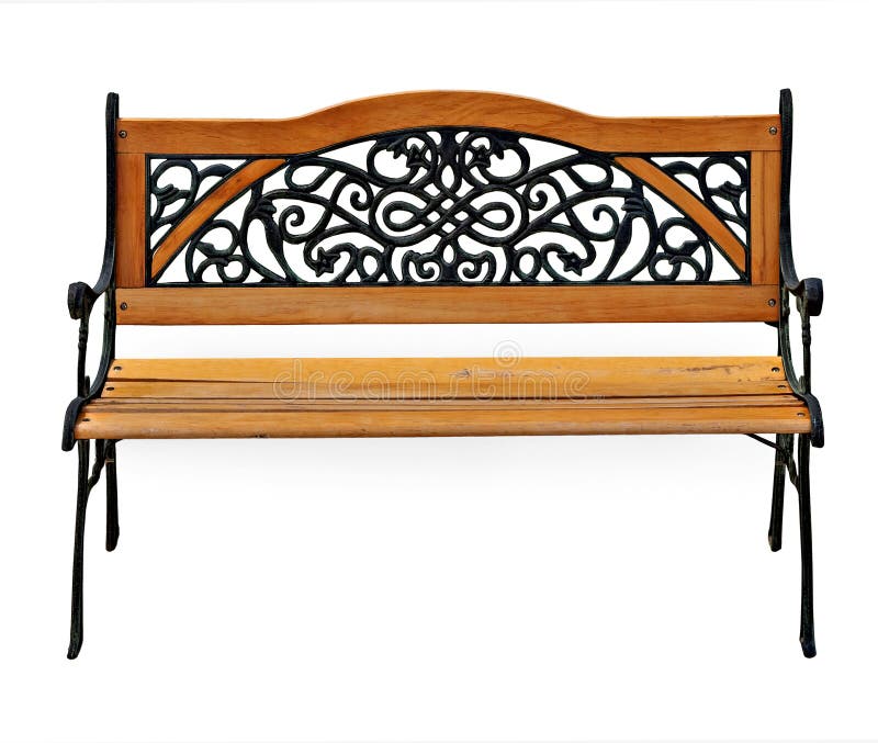 High quality stylish garden cast-iron bench