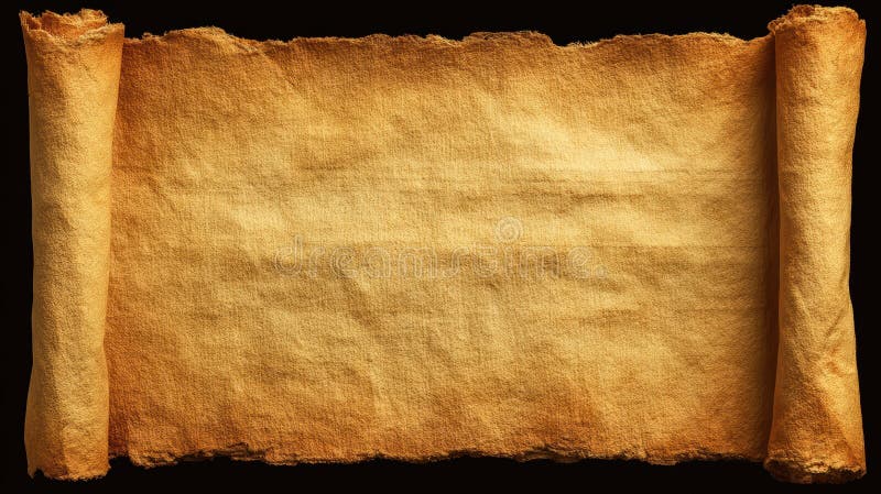 High Realism Medieval Parchment Texture Blank Document for Writing and Design Projects Set in Historical Context stock images