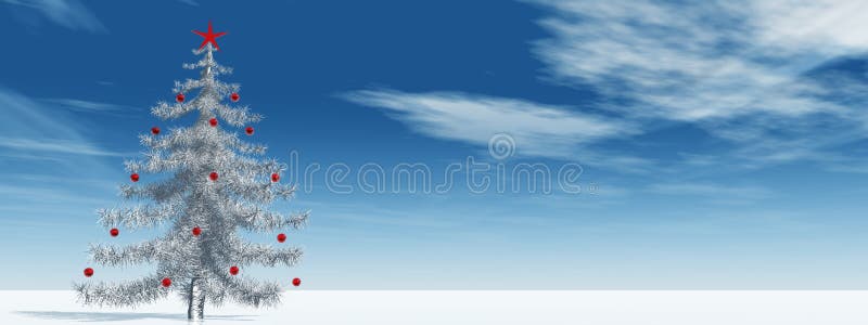 High resolution 3D christmas tree