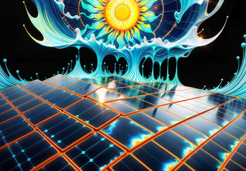 3d rendering of abstract technology digital background. High resolution image, generative ai royalty free illustration