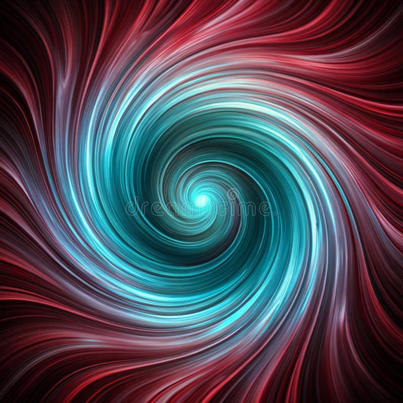 High-resolution AI-generated image of intricately designed and colorful vortex vector illustration