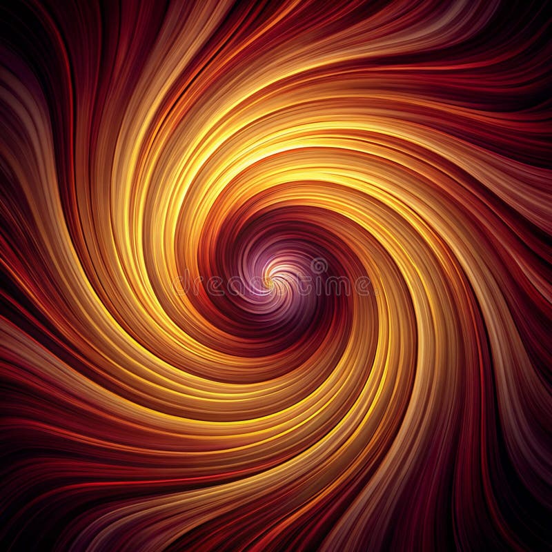 High-resolution AI-generated image of intricately designed and colorful vortex vector illustration
