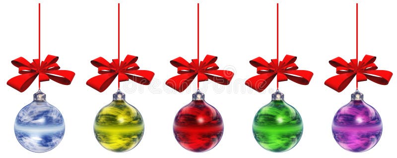 High resolution Christmas ornaments