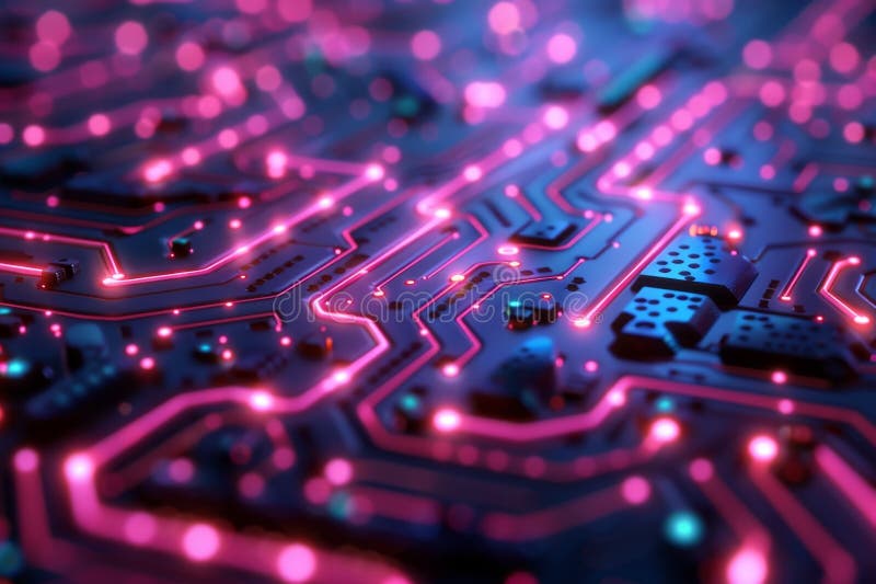O imagine de înaltă rezoluție a unui fundament informatic abstract. stock photo