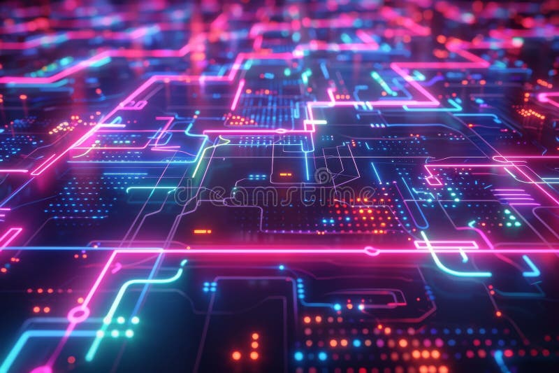 O imagine de înaltă rezoluție a unui fundament informatic abstract. stock photos