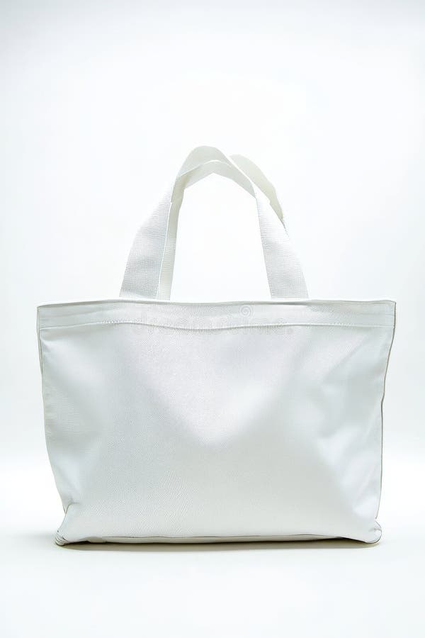 High-resolution image featuring a blank tote canvas bag mockup on a transparent background royalty free stock images