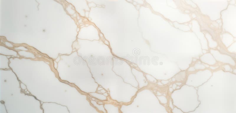 High resolution image shows white marble texture. Subtle golden veins create elegant pattern. Natural stone surface polished vector illustration