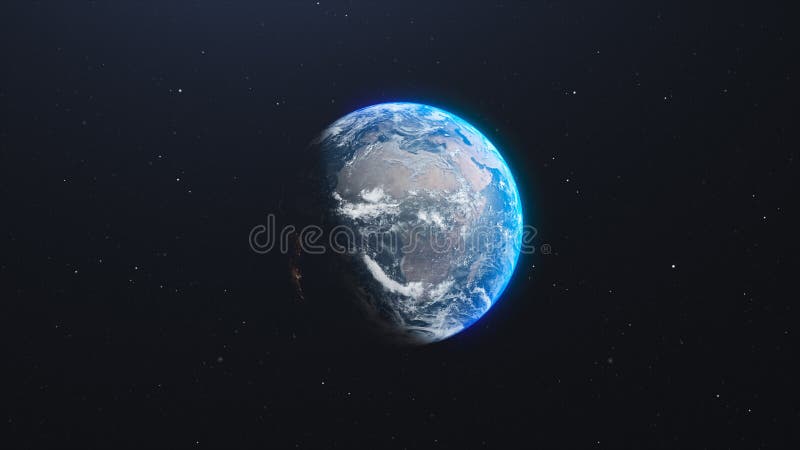 High Resolution Planet Earth view. The World Globe from Space in a star field showing the terrain and clouds royalty free illustration High Resolution Planet Earth view. The World Globe from Space in a star field showing the terrain and clouds royalty free illustration