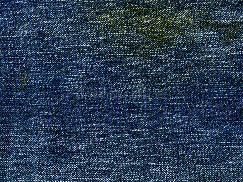 Denim Fabric Texture - Stained stock image