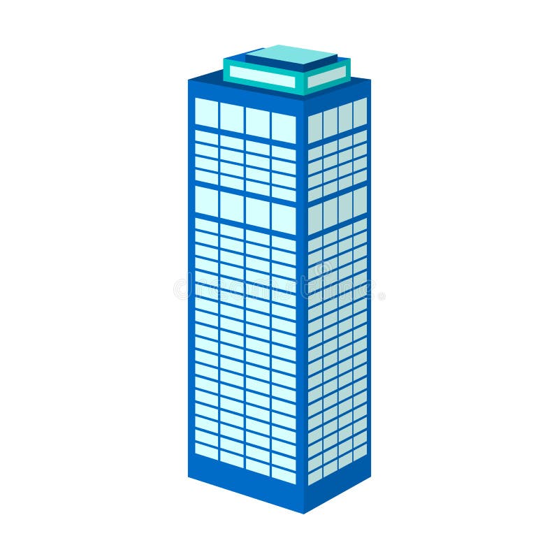 High-rise Building of a Skyscraper. Skyscraper Single Icon in Cartoon Style  Vector Symbol Stock Illustration Web. Stock Vector - Illustration of home,  company: 98940030