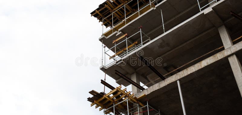 High Rise Building Under Construction Stock Image Image Of