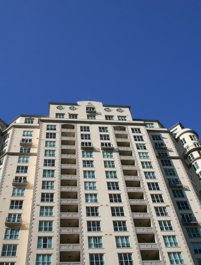 High-Rise Condominiums royalty free stock photography High-Rise Condominiums royalty free stock photography