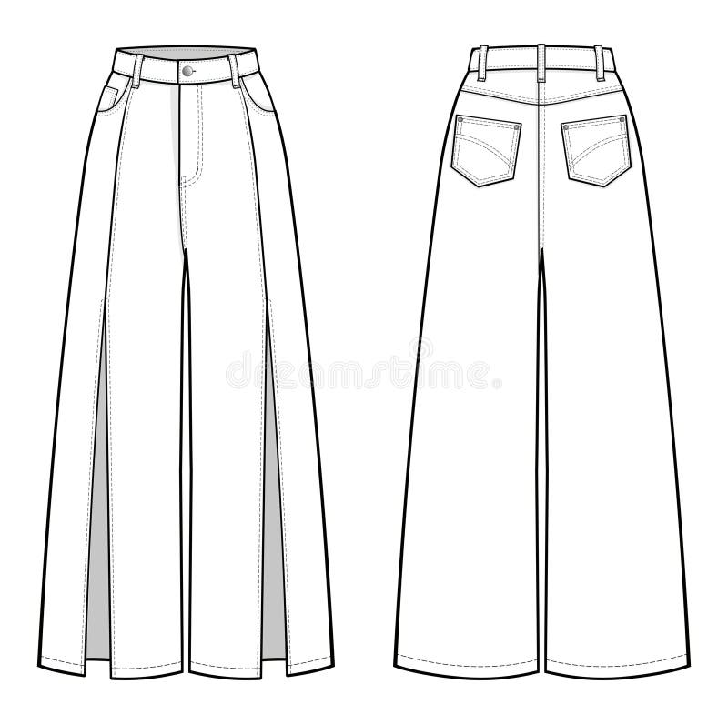 Flare Jeans Stock Illustrations – 366 Flare Jeans Stock Illustrations ...
