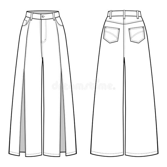 Flare Jeans Stock Illustrations – 364 Flare Jeans Stock Illustrations ...