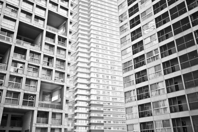 High rise residential apartment royalty free stock photos