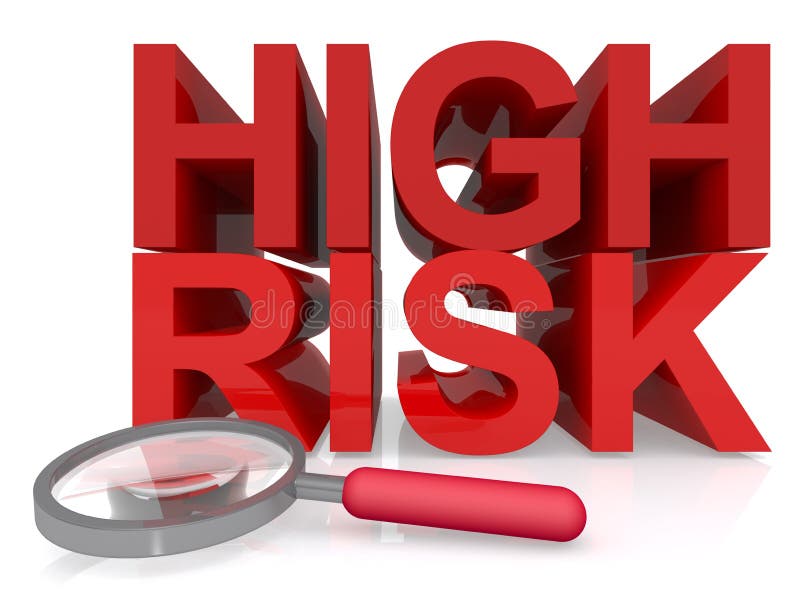 High risk area sign stock image. Image of outdoor, high - 14957057