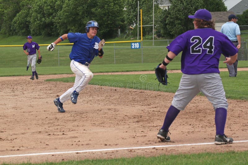 Base Stealing stock image. Image of sports, stealing, bases 4095807