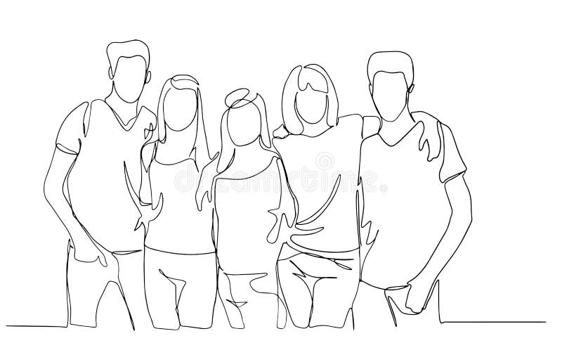 Drawing Teenagers Together Stock Illustrations – 500 Drawing Teenagers  Together Stock Illustrations, Vectors & Clipart - Dreamstime