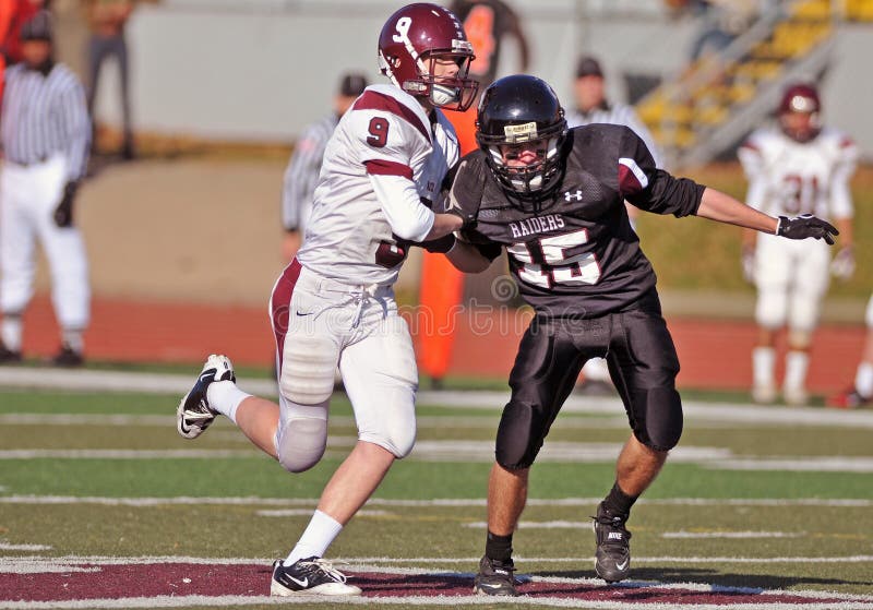 High school football block editorial stock image. Image of kick 22014799