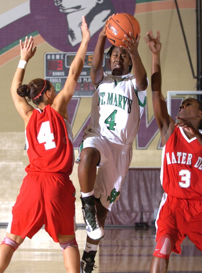 High School Girls Basketball Game