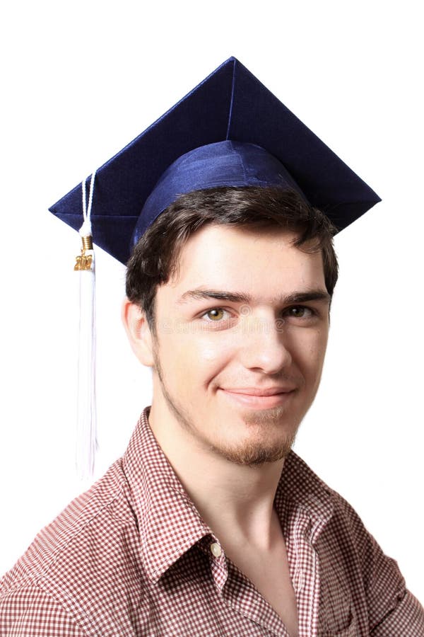 High school graduate stock photo. Image of handsome, high 25565824