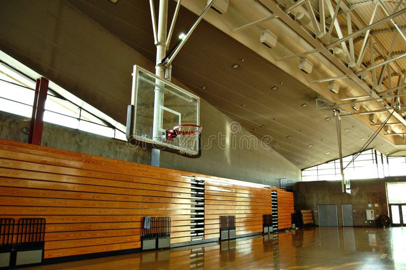 High school gym stock photo. Image of dark, basket, bleachers 2768650