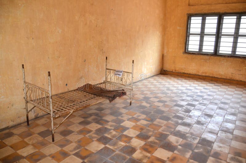 High School S-21 de Khmer Rouge imagens de stock High School S-21 de Khmer Rouge imagens de stock