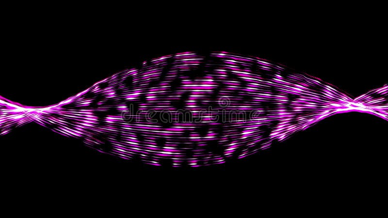 High Speed Flying Lines 3d Traffic. Sci-fi Digital Footage Electric Move of Dynamic Streaks in Dark Backdrop. Neon stock illustration