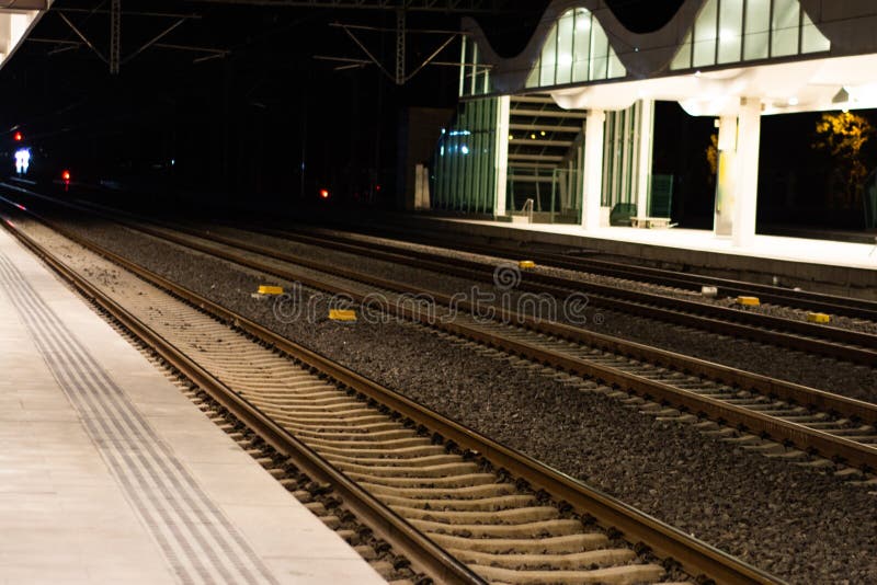 High speed passenger train stock photo