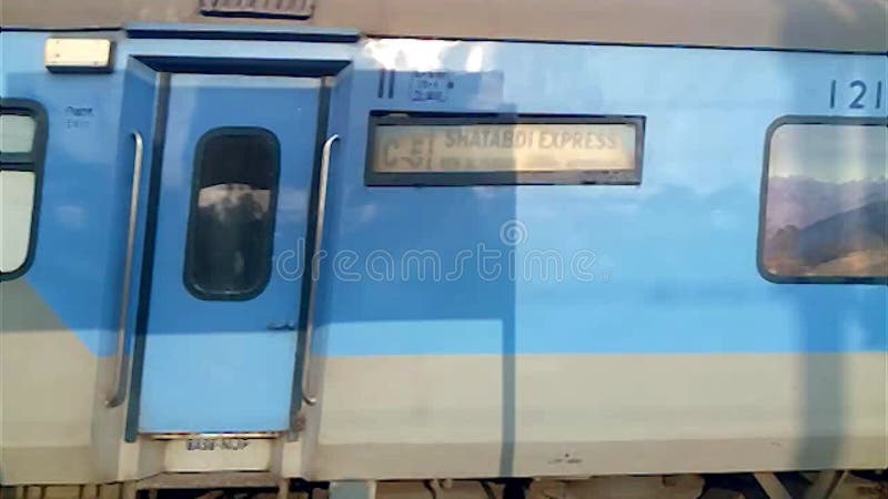 High speed Super fast Shatabdi Express Intercity trains flagship trains of the Indian Railways Passing Suburban Railway Station