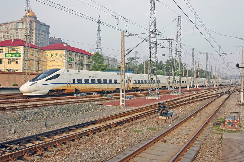 High speed train of China royalty free stock photography