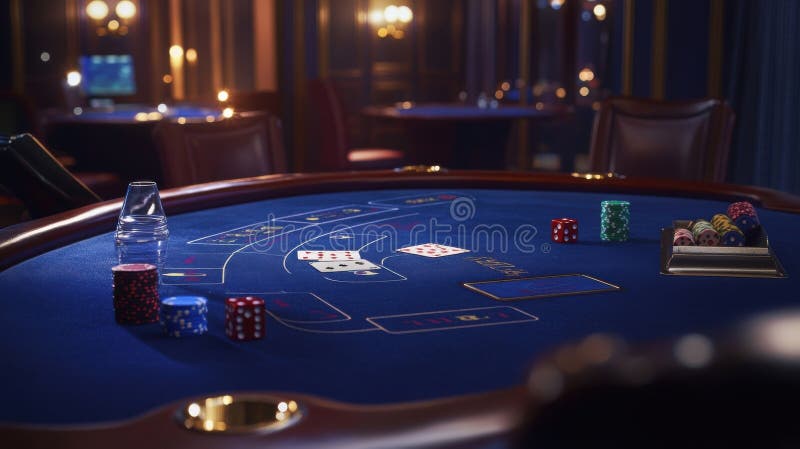 high-stakes-poker-table-rich-blue-felt-featuring-digital-neatly-stacked-chips-pair-aces-dice-casually-resting-near-346144110.jpg