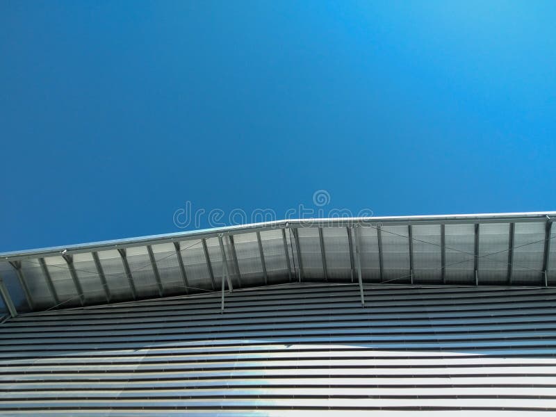 High Steel Roof, Blue Sky, Civil Engineering Stock Photo Image of blue, utility 264894668