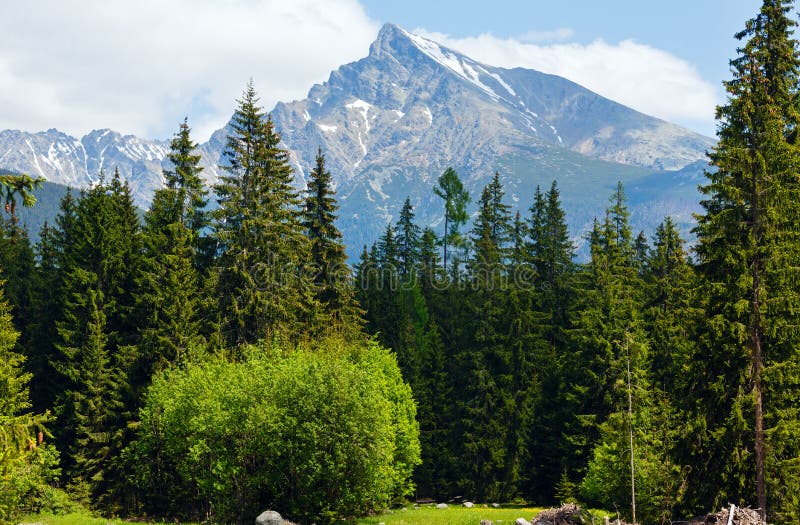 High Tatras (Slovakia) spring view.