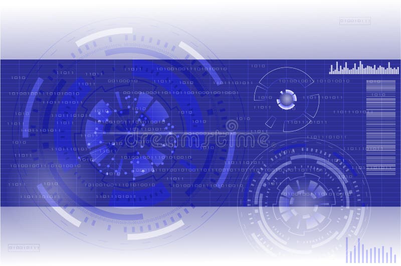 High-tech background royalty free illustration
