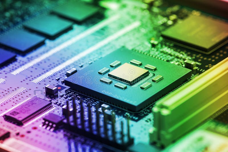 High Tech Circuit Board royalty free stock images