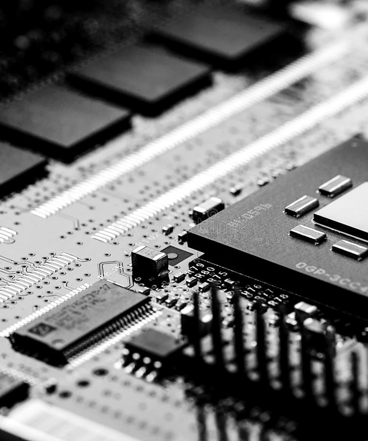High Tech Circuit Board stock photography