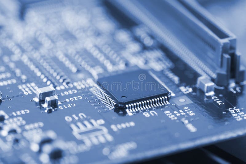 High Tech Circuit Board royalty free stock images