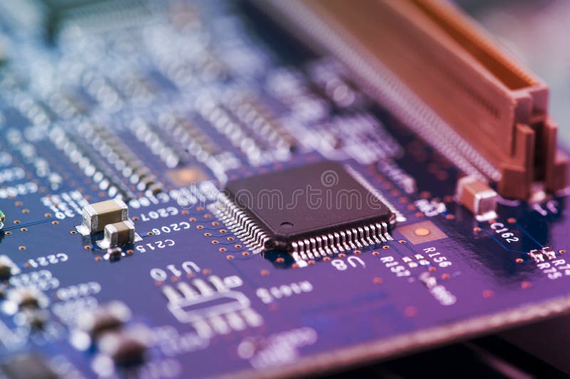 High Tech Circuit Board royalty free stock image