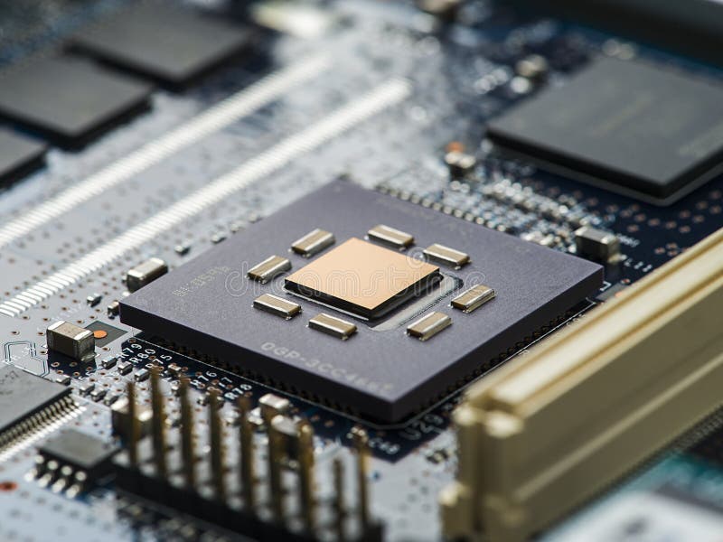 High Tech Circuit Board stock photography