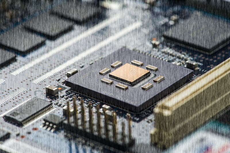 High Tech Circuit Board royalty free stock photos