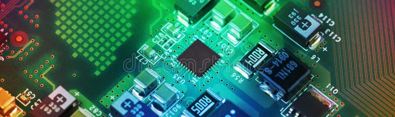 High Tech Circuit Board stock photos